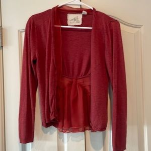 Beautiful burnt red cardigan